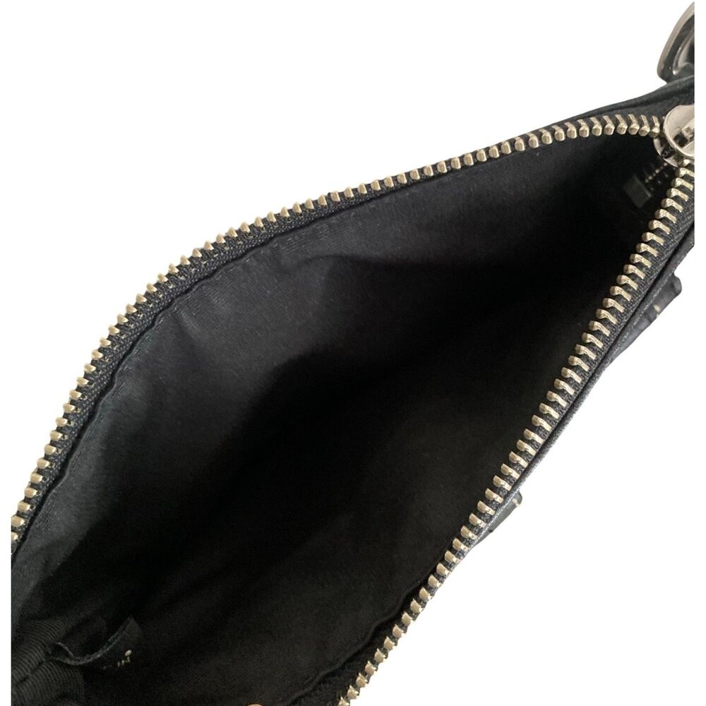 Vintage Coach Black Leather Hamilton Messenger Bag Crossbody - Picture 5 of 8